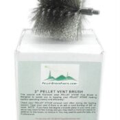 Pellet Vent Brush made from soft stainless steel - 3 inch